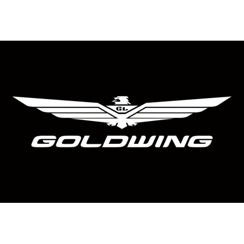 Флаг любителей Gold Wing (рус. Голд Винг). Вариант-02 Флаг любителей Gold Wing (рус. Голд Винг). Вариант-02