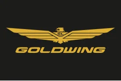 Флаг любителей Gold Wing (рус. Голд Винг). Вариант-03
