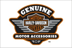 Флаг любителей Harley-Davidson, Genuine motor accessories. Вариант-01 Флаг любителей Harley-Davidson, Genuine motor accessories. Вариант-01
