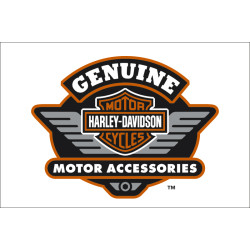 Флаг любителей Harley-Davidson, Genuine motor accessories. Вариант-01