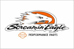 Флаг любителей Harley-Davidson, Screamin eagle. Вариант-01