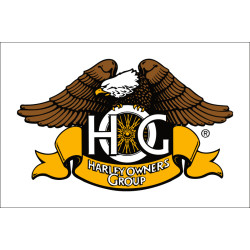 Флаг любителей Harley-Davidson, Harley owners group. Вариант-01