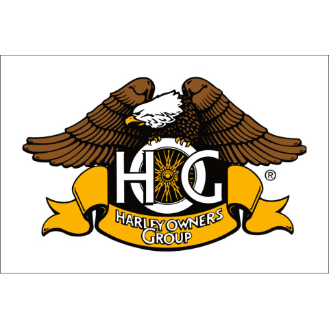 Флаг любителей Harley-Davidson, Harley owners group. Вариант-01 Флаг любителей Harley-Davidson, Harley owners group. Вариант-01
