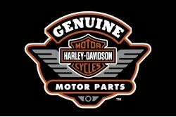Флаг любителей Harley-Davidson, Genuine motor accessories. Вариант-02 Флаг любителей Harley-Davidson, Genuine motor accessories. Вариант-02