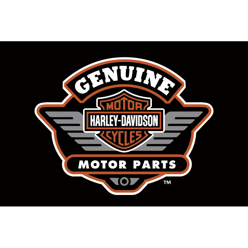 Флаг любителей Harley-Davidson, Genuine motor accessories. Вариант-02 Флаг любителей Harley-Davidson, Genuine motor accessories. Вариант-02