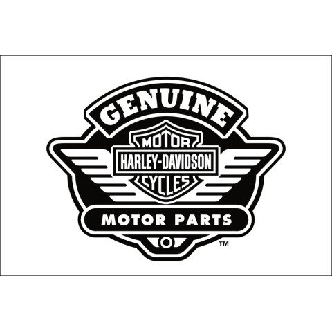 Флаг любителей Harley-Davidson, Genuine motor accessories. Вариант-04 Флаг любителей Harley-Davidson, Genuine motor accessories. Вариант-04