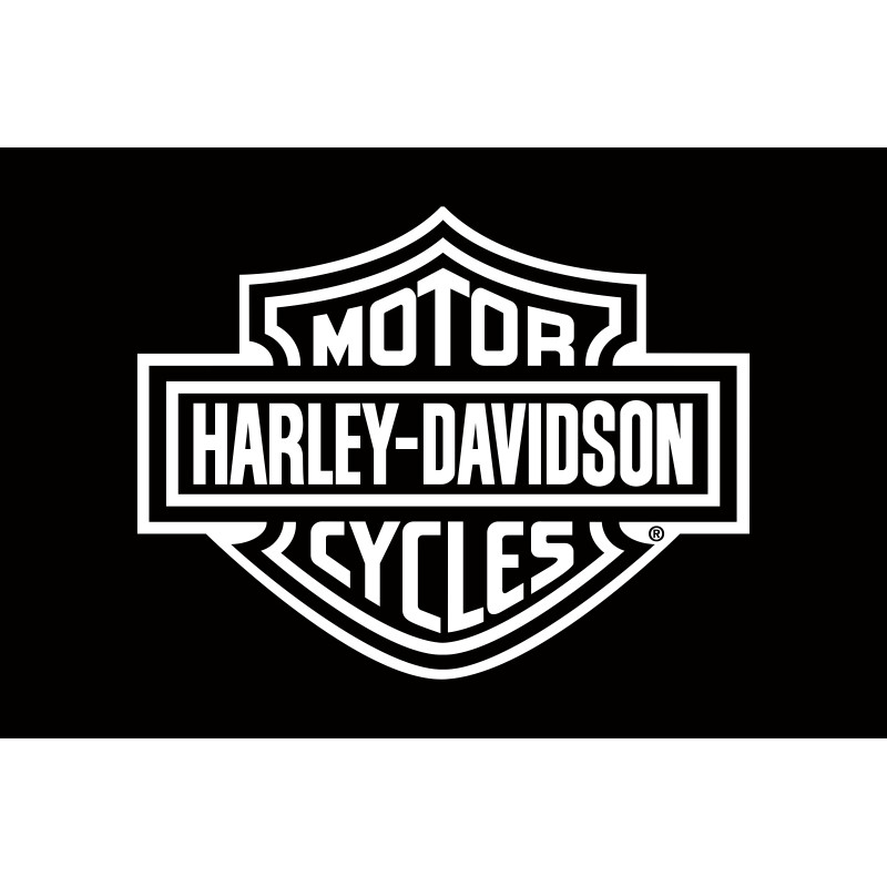 Флаг любителей Harley-Davidson (рус. Харли-Дэвидсон). Вариант-02 Флаг любителей Harley-Davidson (рус. Харли-Дэвидсон). Вариант-02