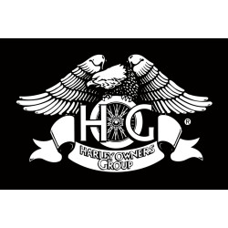 Флаг любителей Harley-Davidson, Harley owners group. Вариант-03