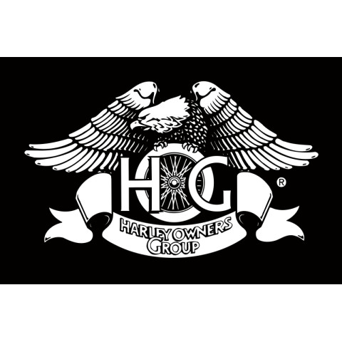 Флаг любителей Harley-Davidson, Harley owners group. Вариант-03 Флаг любителей Harley-Davidson, Harley owners group. Вариант-03