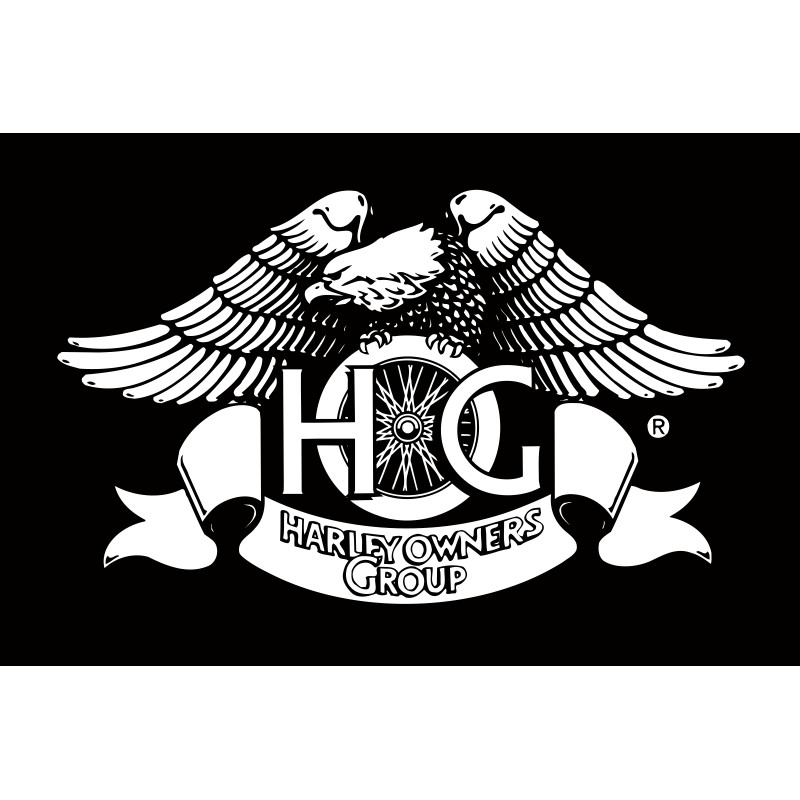 Флаг любителей Harley-Davidson, Harley owners group. Вариант-03 Флаг любителей Harley-Davidson, Harley owners group. Вариант-03