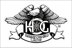 Флаг любителей Harley-Davidson, Harley owners group. Вариант-05