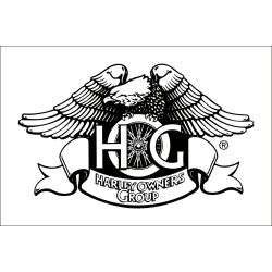 Флаг любителей Harley-Davidson, Harley owners group. Вариант-05