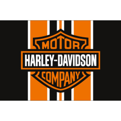 Флаг любителей Harley-Davidson, Custom. Вариант-02