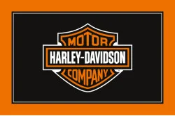 Флаг любителей Harley-Davidson, Custom. Вариант-03 Флаг любителей Harley-Davidson, Custom. Вариант-03