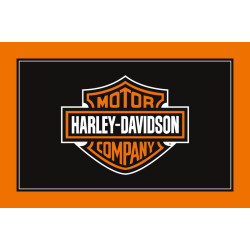 Флаг любителей Harley-Davidson, Custom. Вариант-03