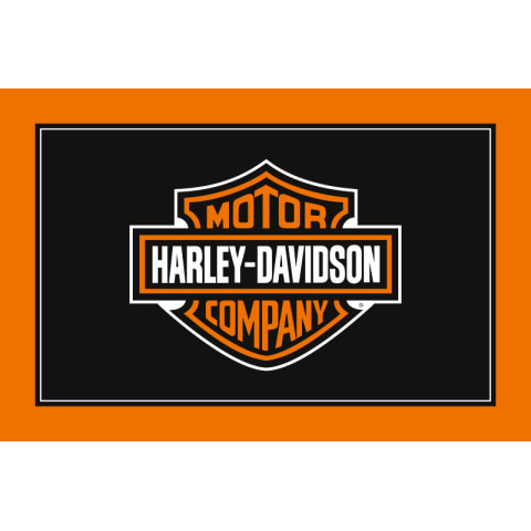 Флаг любителей Harley-Davidson, Custom. Вариант-03