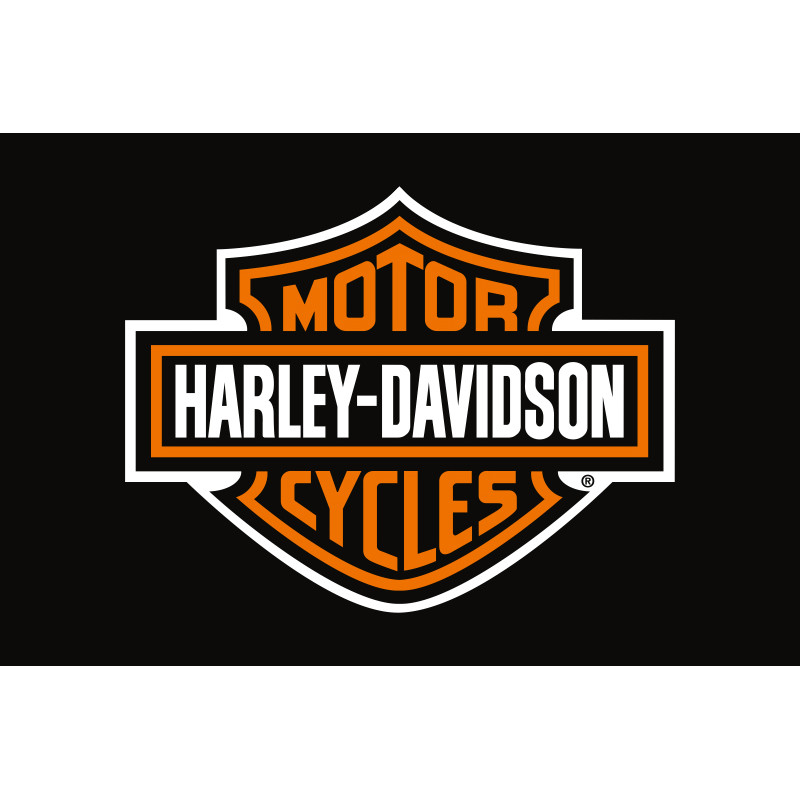 Прапор любителів Harley-Davidson (укр. Харлі-Девідсон). Варіант-01 Прапор любителів Harley-Davidson (укр. Харлі-Девідсон). Варіант-01