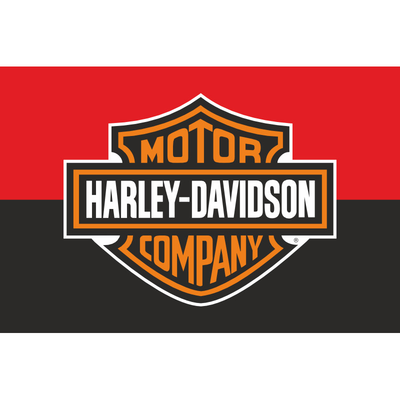 Флаг любителей Harley-Davidson Motor Company (рус. Харли-Дэвидсон). Вариант-03 Флаг любителей Harley-Davidson Motor Company (рус. Харли-Дэвидсон). Вариант-03