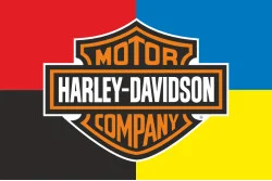 Прапор любителів Harley-Davidson Motor Company (укр. Харлі-Девідсон). Варіант-04 Прапор любителів Harley-Davidson Motor Company (укр. Харлі-Девідсон). Варіант-04