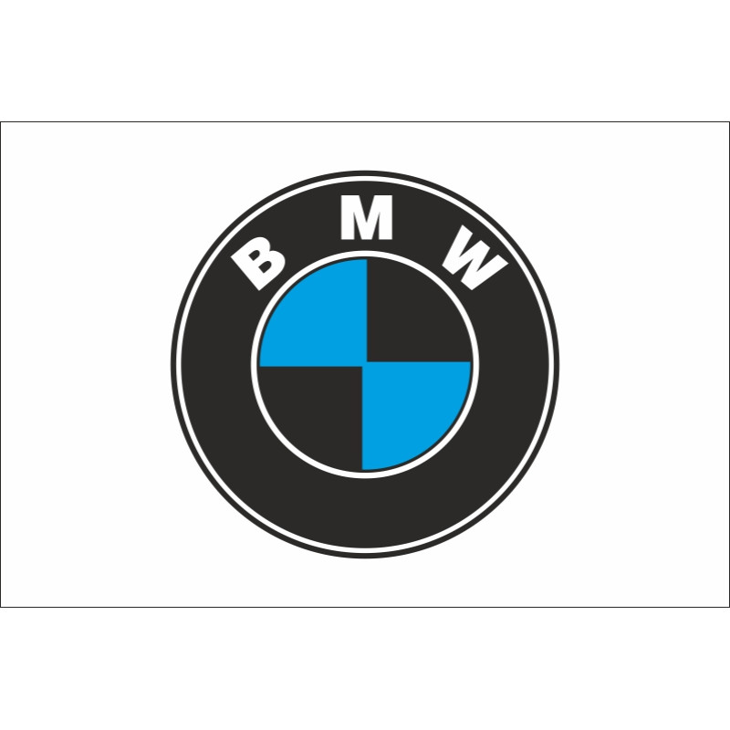 Флаг любителей BMW (рус. БМВ). Вариант-01 Флаг любителей BMW (рус. БМВ). Вариант-01