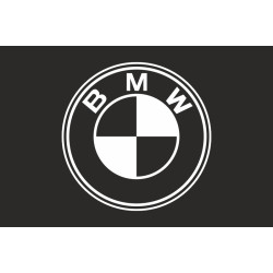 Флаг любителей BMW (рус. БМВ). Вариант-02