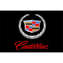 Флаг любителей Cadillac (рус. Кадиллак). Вариант-02