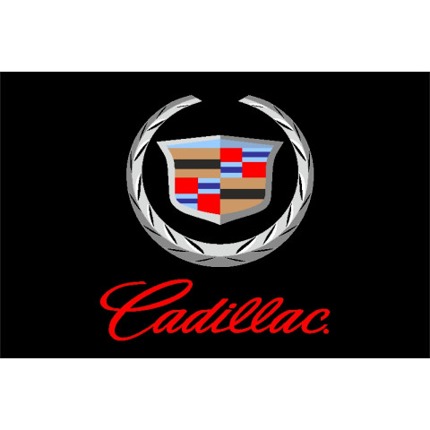 Флаг любителей Cadillac (рус. Кадиллак). Вариант-02 Флаг любителей Cadillac (рус. Кадиллак). Вариант-02