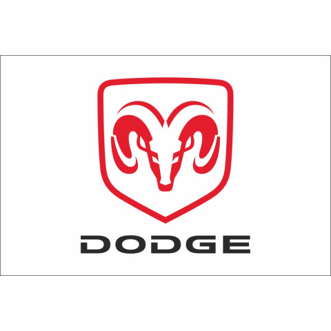 Флаг любителей Dodge (рус. Додж). Вариант-01
