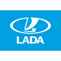 Флаг любителей Lada, ВАЗ. Вариант-01 Флаг любителей Lada, ВАЗ. Вариант-01