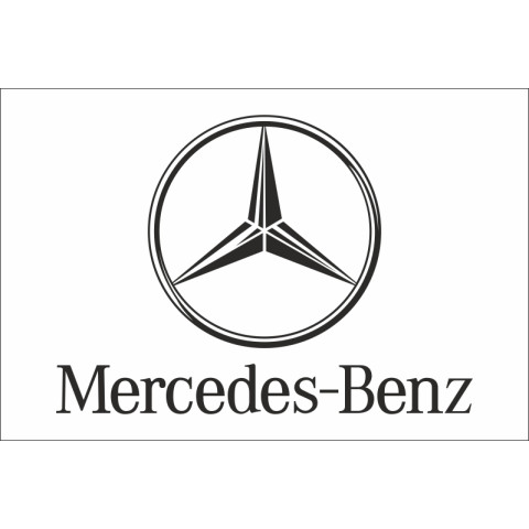 Флаг любителей Mercedes-Benz (рус. Мерседес-Бенц). Вариант-01 Флаг любителей Mercedes-Benz (рус. Мерседес-Бенц). Вариант-01