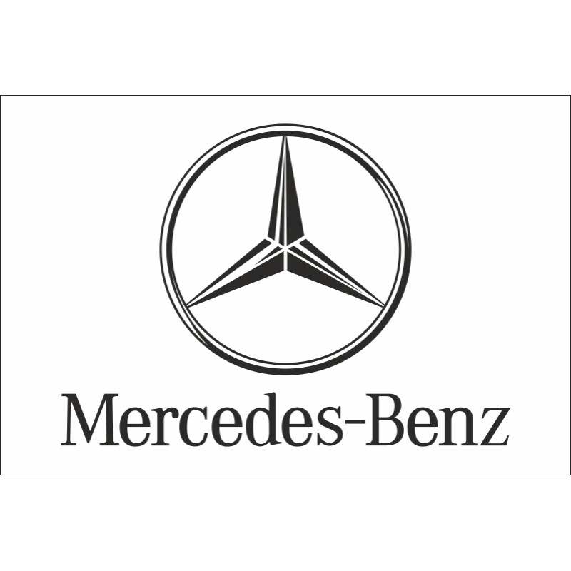 Флаг любителей Mercedes-Benz (рус. Мерседес-Бенц). Вариант-01 Флаг любителей Mercedes-Benz (рус. Мерседес-Бенц). Вариант-01