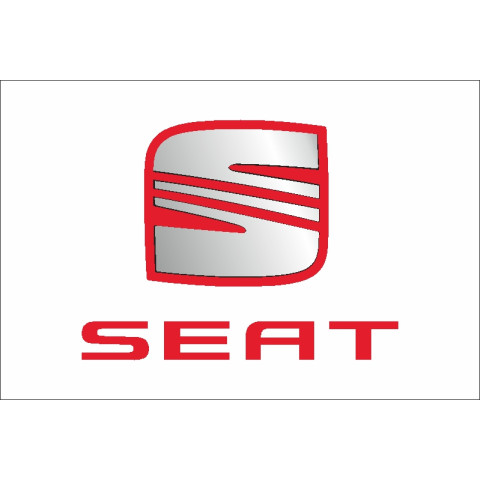 Флаг любителей SEAT (рус. Сеат). Вариант-01 Флаг любителей SEAT (рус. Сеат). Вариант-01
