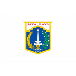 Флаг города Джакарта, Индонезия Флаг города Джакарта, Индонезия