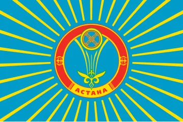 Прапор міста Астана, Казахстан Прапор міста Астана, Казахстан