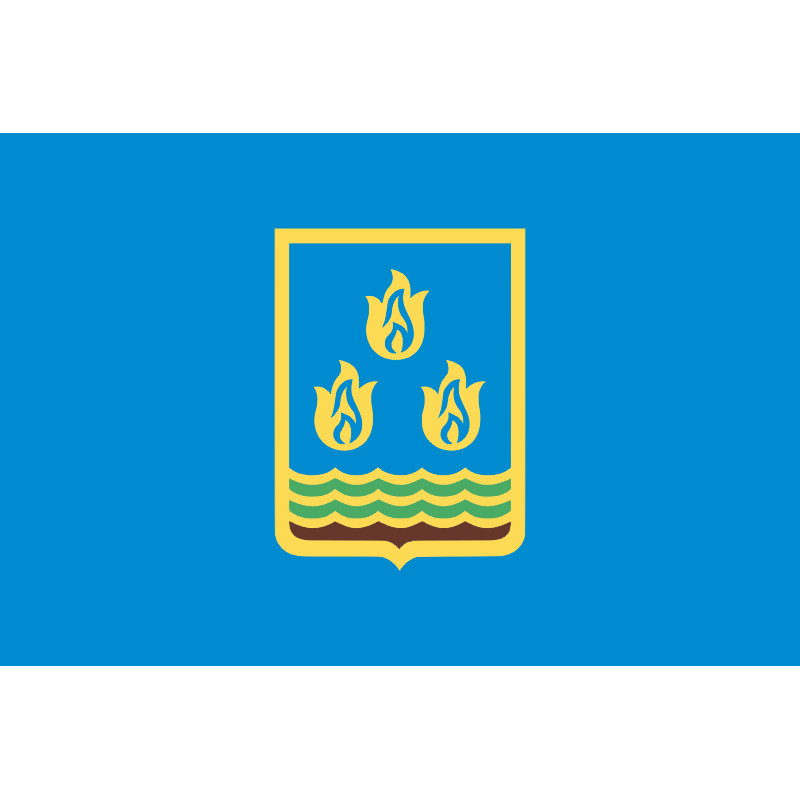 Флаг города Баку, Азербайджан Флаг города Баку, Азербайджан