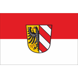 Флаг города Нюрнберг, Германия