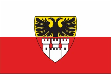 Флаг города Дуйсбург, Германия Флаг города Дуйсбург, Германия