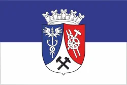 Флаг города Оберхаузен, Германия
