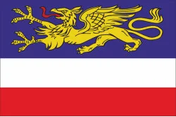 Прапор міста Росток, Німеччина