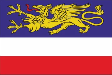 Флаг города Росток, Германия Флаг города Росток, Германия