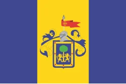 Прапор міста Гвадалахара, Мексика Прапор міста Гвадалахара, Мексика
