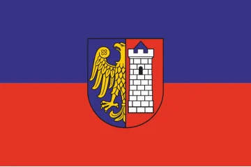Флаг города Гливице, Польша Флаг города Гливице, Польша