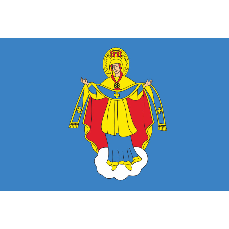 Флаг города Молодечно, Белоруссия Флаг города Молодечно, Белоруссия