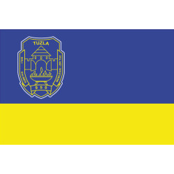Прапор міста Тузла, Боснія і Герцеговина Прапор міста Тузла, Боснія і Герцеговина