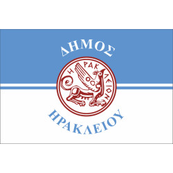 Флаг города Ираклион, Греция Флаг города Ираклион, Греция