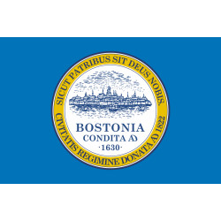 Флаг города Бостон, США Флаг города Бостон, США