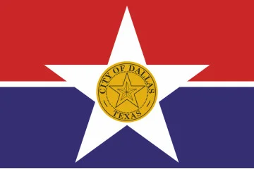 Прапор міста Даллас, США Прапор міста Даллас, США
