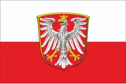Прапор міста Франкфурт-на-Майні, Німеччина