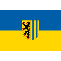 Флаг города Лейпциг, Германия