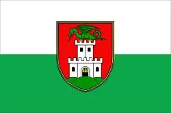 Флаг города Любляна, Словения